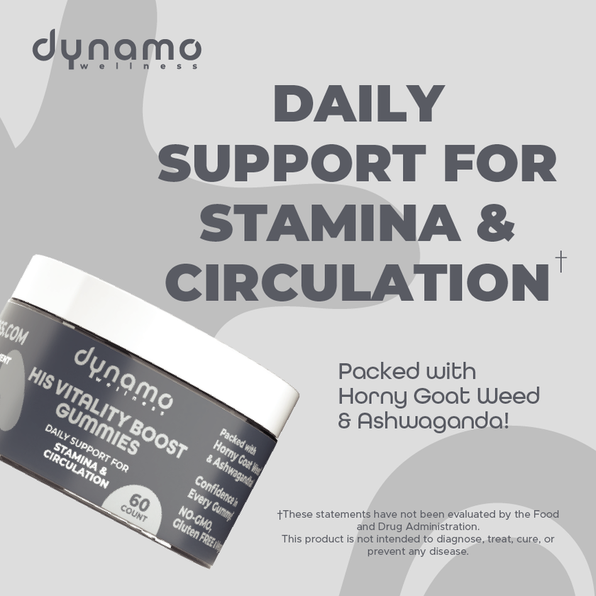 Try His Vitality Boost Gummies