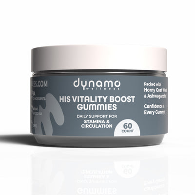 His Vitality Gummies: Daily Energy & Performance Support (30 Servings)